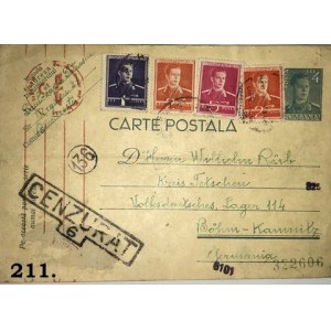 Rumuńska karta pocztowa 15.09.1941