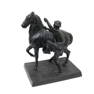 Peter Klodt von Jürgensburg (1805-1867), Grecki jeździec dosiadający konia, przed 1917 r.