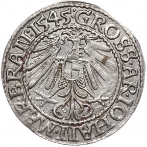Śląsk, Jan Kostrzyński, grosz 1545, Krosno