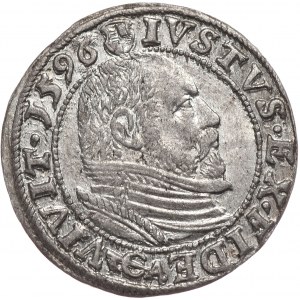 Prusy Książece, Jerzy Fryderyk, grosz 1596, Królewiec