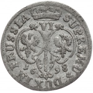 Prusy Księstwo, Fryderyk III, szóstak 1698, Królewiec