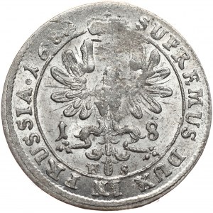 Prusy (księstwo), Fryderyk Wilhelm, ort 1682 HS, Królewiec