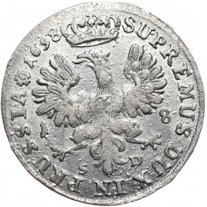 Prusy (księstwo), Fryderyk III, ort 1698 SD, mniejsze popiersie