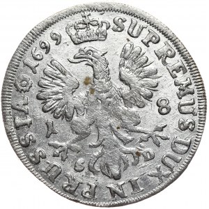 Prusy (księstwo), Fryderyk III, ort 1699 SD