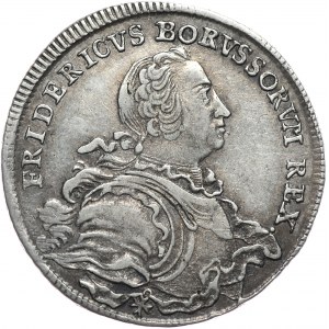 Prusy, Fryderyk II, półtalar 1752 B, Wrocław