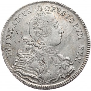 Prusy, Fryderyk II, półtalar 1751 B, Wrocław