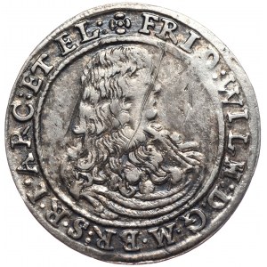 Prusy (księstwo), Fryderyk Wilhelm, 1/6 talara 1668 IL, Berlin