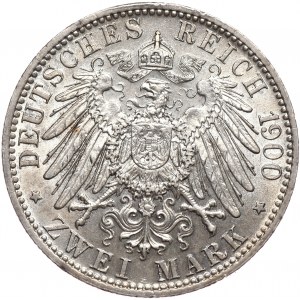 Niemcy, Bawaria 2 marki 1900