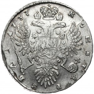 Rosja, Anna, rubel 1737, Moskwa