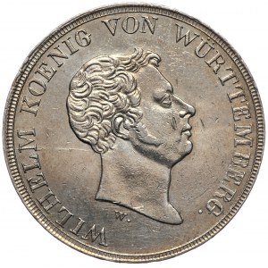 Niemcy, Wirtembergia, Wilhelm I, talar (Kronentaler) 1833, Stuttgart