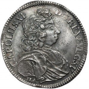 Pomorze, Karol XI, 2/3 talara (gulden) 1690, Szczecin