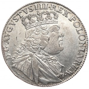 August III, Ort koronny 1754, Lipsk, młodzieńcze popiersie