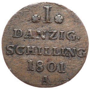 Wolne Miasto Gdańsk, szeląg 1801 A, Berlin