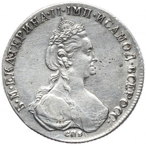 Rosja, Katarzyna II, rubel 1780 СПБ И3, Petersburg