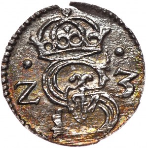 Zygmunt III Waza, denar 1623, Łobżenica