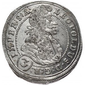 Austria, Leopold I, 3 krajcary 1701 GE, Praga