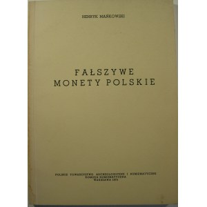 Henryk Mańkowski, Fałszywe monety polskie