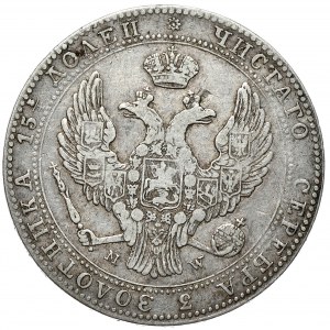 Zabór rosyjski, Mikołaj I, 3/4 rubla 5 złotych 1840 MW, Warszawa