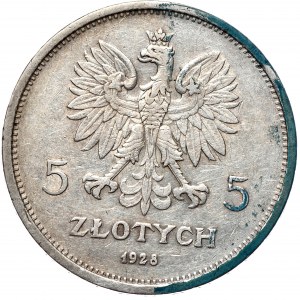 5 złotych 1928 Nike, Warszawa