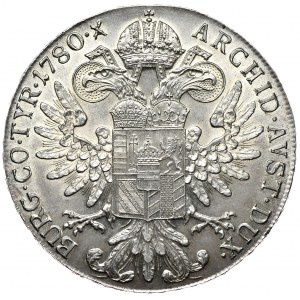 Austria, Maria Teresa, talar 1780 nowe bicie