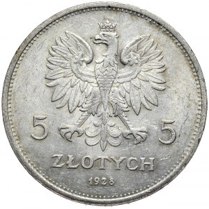 5 złotych 1928 Nike, Warszawa