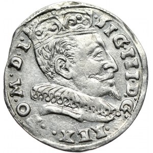 Zygmunt III Waza, trojak 1594, Wilno, rzadki wariant interpunkcji