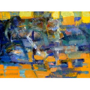 Cezary Trzepizur, Blue Abstract