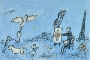 Marc Chagall (1887 - 1985), Malarz i jego sobowtór