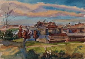 Andrzej MEISSNER, PANORAMA KRAKOWA, 1943