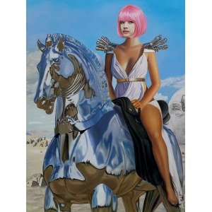 Kamila Stępniak, Rider With a Steele Horse, 2020