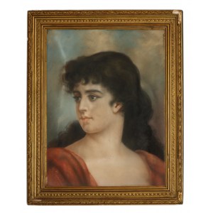Jeske-Gumińska Stanisława Stefania (1867-1936), [pastel, lata 1920-te] portret kobiety [Maria Niemojewska ?]