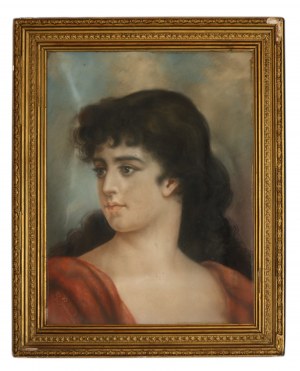Jeske-Gumińska Stanisława Stefania (1867-1936), [pastel, lata 1920-te] portret kobiety [Maria Niemojewska ?]