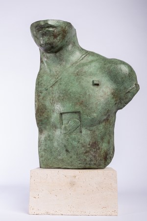 Igor Mitoraj (1944-2014), [rzeźba, brąz, certyfikat] Asklepios