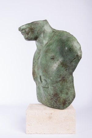Igor Mitoraj (1944-2014), [rzeźba, brąz, certyfikat] Asklepios