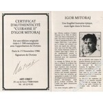 Igor Mitoraj (1944-2014), [rzeźba, 1986] Cuirasse II [certyfikat]