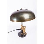 Lamp with cyclist figure, ca. 1920-30