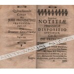 Jacob LEDICIOUS - Notitiae Ducatus Prussiae delineatio generalis et specialis
