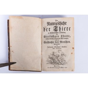 Johann Samuel HALLE - Die Naturgeschichte der Thiere...