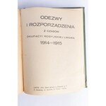 Przegląd polityczny I, II, III, V-VI. Odezwy i rozporządzenia z czasów okupacyi rosyjskiej Lwowa