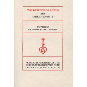 Philip SIDNEY The Defence of Poesie and Certain Sonnets
