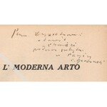 BRZĘKOWSKI Jan, Grenkampf-Kornfeld Salomon (oprac.), Pri l'moderna arto [dedykacja od S. Grabowskiego]