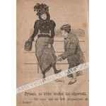 Zbiór kalendarzy: Figaro 1898 r. i 1900 r., Wesoły Pasażer 1900r., Tramwaj 1898 r., Mazur 1899 r. i in.