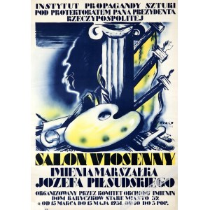 Tadeusz GRONOWSKI - [plakat, 1931] Salon Wiosenny IPS-u
