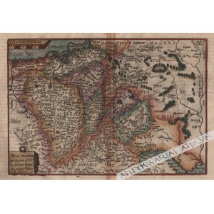 M. QUAD - [mapa, Polska, Ukraina, Białoruś i Litwa, ok. 1592] Poloniae finitimarum...