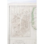[mapa, Niemcy, Europa napoleońska, 1813] Carte générale d'Allemagne comprenant l'empire d'Autriche...