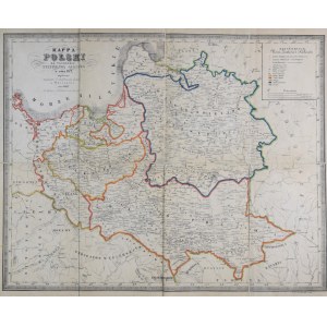 [mapa, Polska, 1887] Mappa Polski za panowania Stanisława Augusta w roku 1772