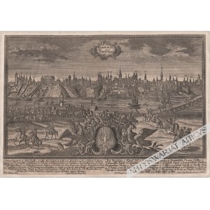 I. G. RINGLE - [miedzioryt, ok. 1750] Warsovia. Warschau [widok Warszawy]