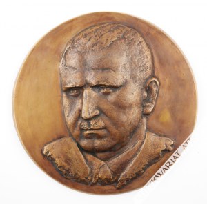 Wiktoria CZECHOWSKA-ANTONIEWSKA (ur. 1928), medalion, 1992 r., Prezydent Warszawy w latach 1934-1939 - Stefan Starzyński
