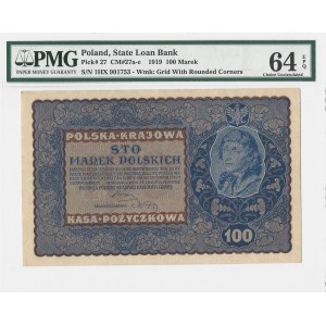 100 marek 1919 - IH Serja X - PMG 64 EPQ