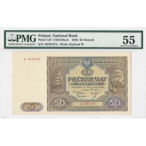 50 złotych 1946 - seria A - PMG 55